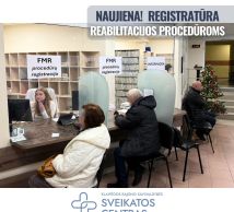 Patogesnė registracija reabilitacijai: pristatoma nauja pacientų registravimo procedūroms tvarka