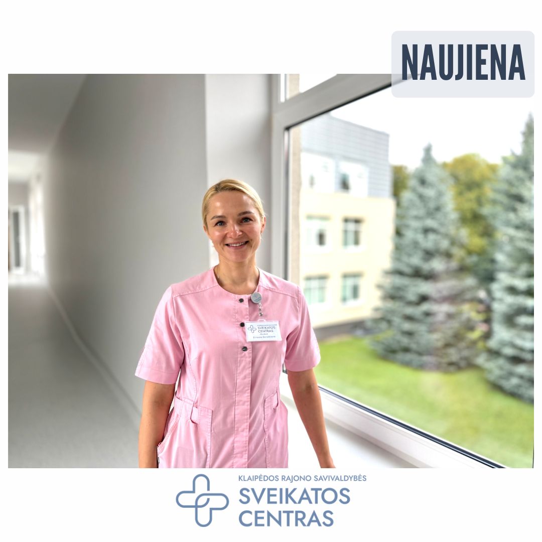 Prie šeimos gydytojo komandos prisijungė akušerė Ernesta Bendikienė